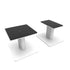 SP6HDW 6" Tall Universal Desktop Speaker Stand - Pair, White