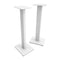ST28W 28" Universal Bookshelf Speaker Floor Stand - White, Pair
