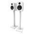 ST28W 28" Universal Bookshelf Speaker Floor Stand - White, Pair