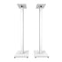 ST34W 34" Universal Bookshelf Speaker Floor Stand - White, Pair