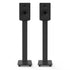 SX30 30" Tall Fillable Speaker Stands with Isolation Feet - Pair, Black