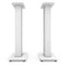 SX30W 30" Tall Fillable Speaker Stands with Isolation Feet - Pair, White