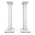 SX30W 30" Tall Fillable Speaker Stands with Isolation Feet - Pair, White