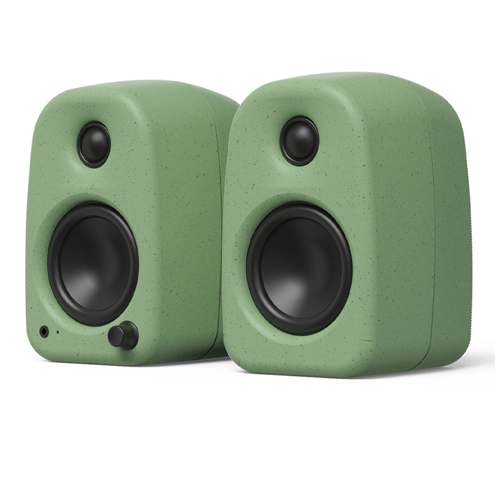 UKI 100W Desktop Speakers with Bluetooth, USB-C, Headphone out, Sage (Matte Green), Pair