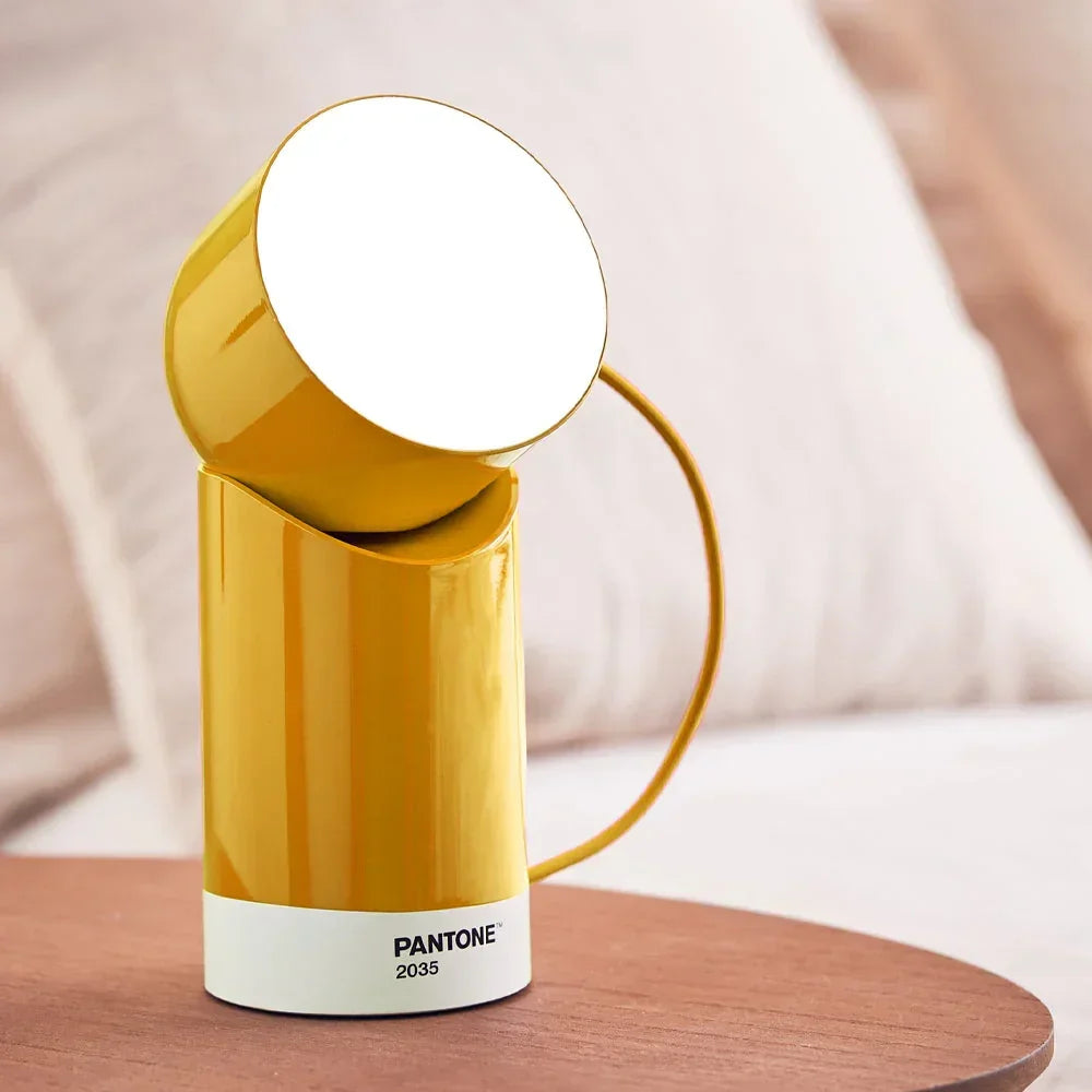 Orbe Portable Led Lamp With Moving Head PANTONE - Yellow