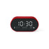 Lexon Ray Clock Lcd Alarm Clock With Temperature / Humidity Display - Red