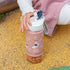 Monbento Twisty Kids Water Bottle with Snack Container-  Fox