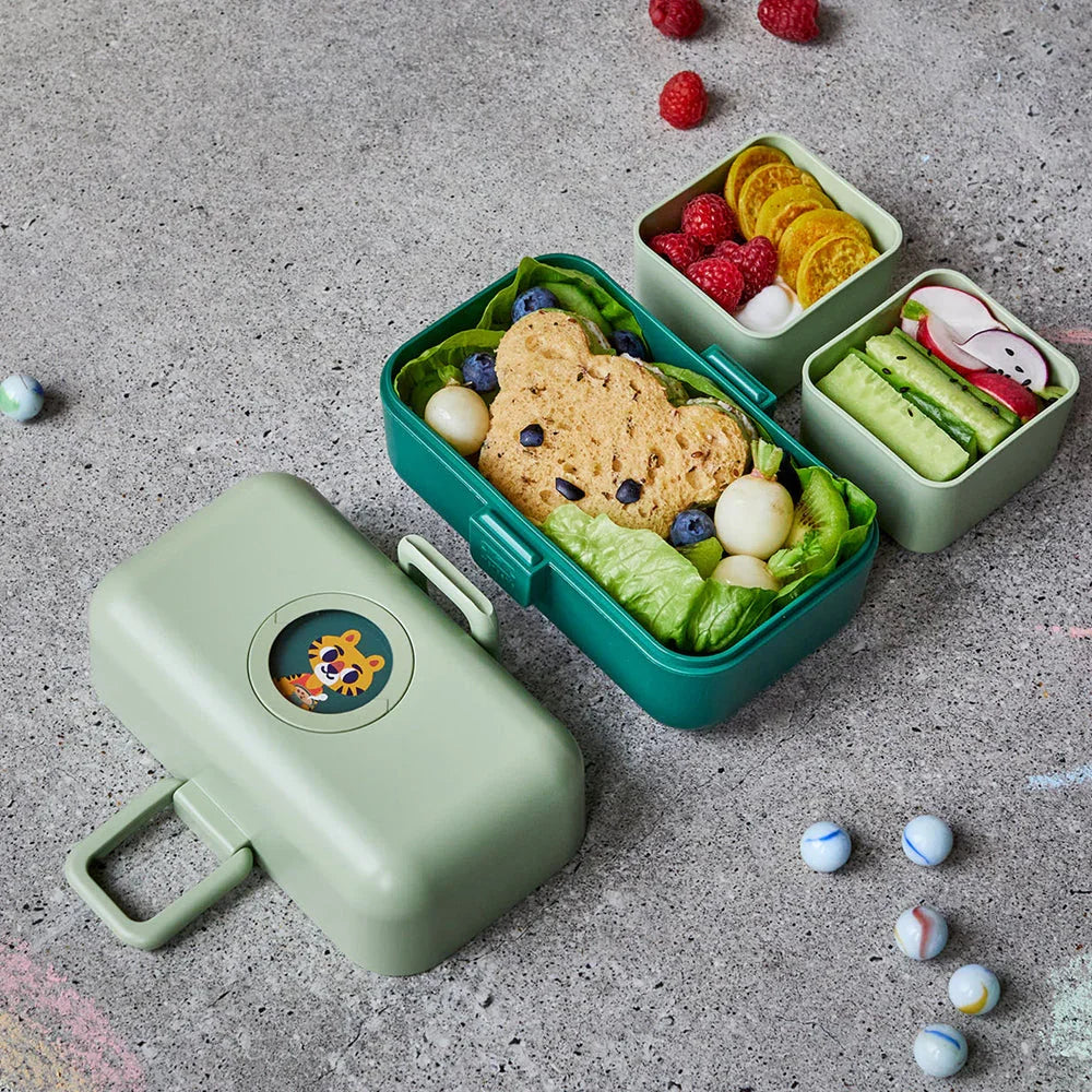 Mb Tresor Kids Bento Box - Green Forest
