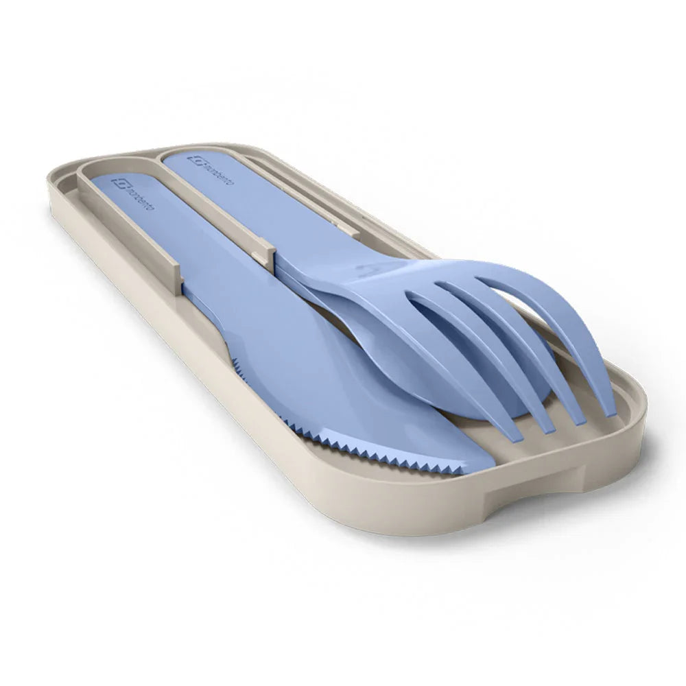 Mb Pocket Plastic Cutlery Set - Colour Blue Infinity