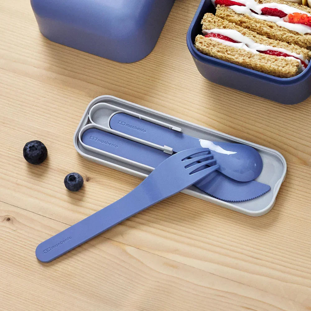 Mb Pocket Plastic Cutlery Set - Colour Blue Infinity