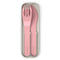 Mb Pocket Plastic Cutlery Set - Colour Pink Blush