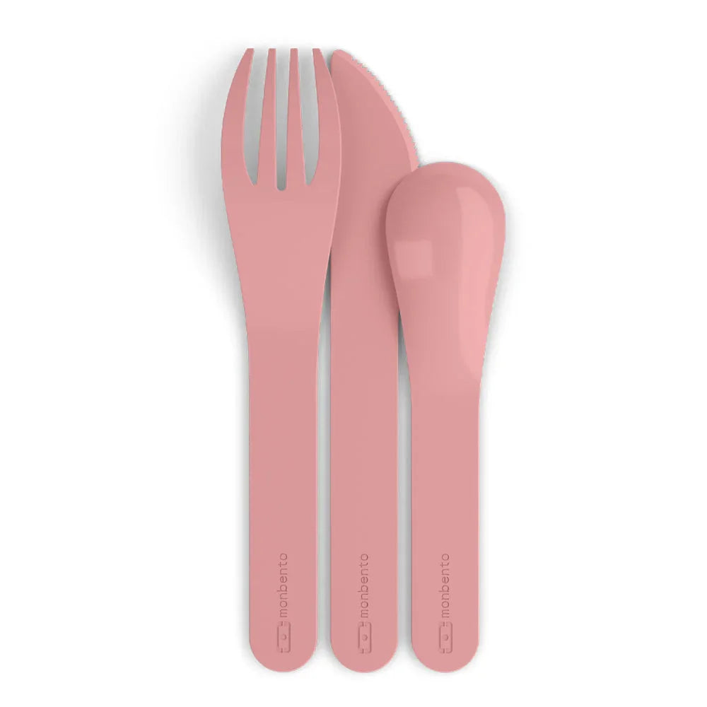 Mb Pocket Plastic Cutlery Set - Colour Pink Blush