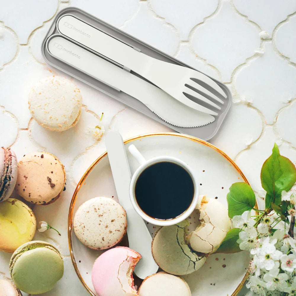 Mb Pocket Plastic Cutlery Set - Colour Natural