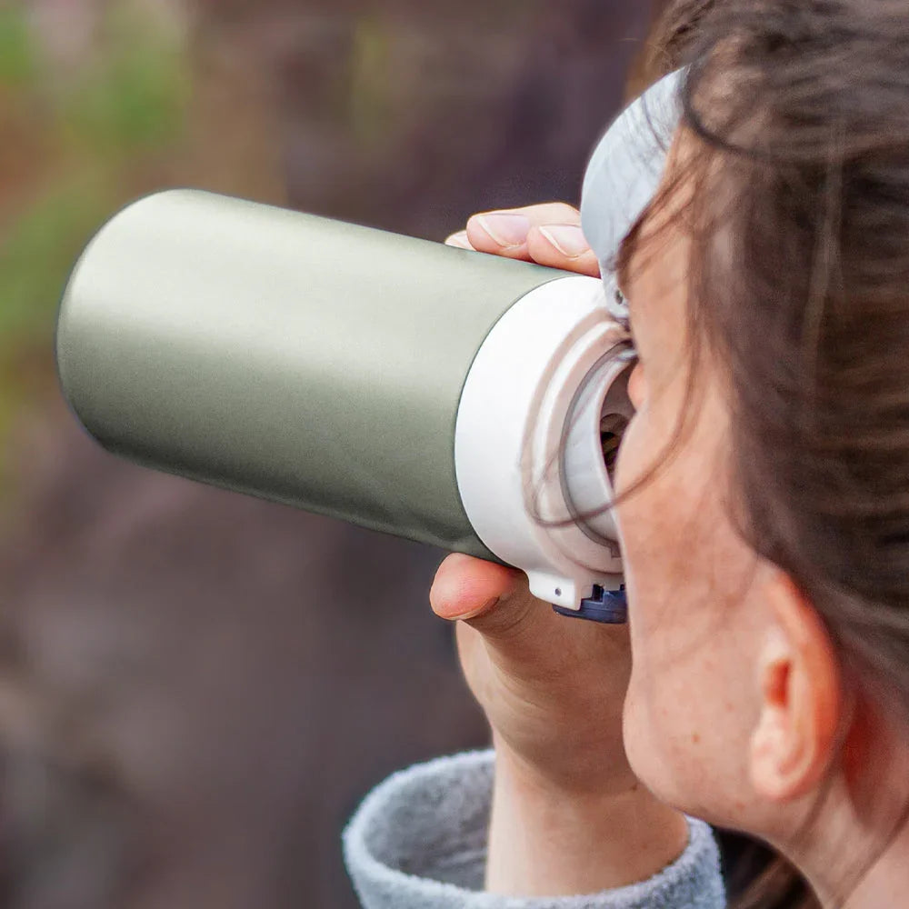 Mb Pop Insulated Bottle - Green Natural