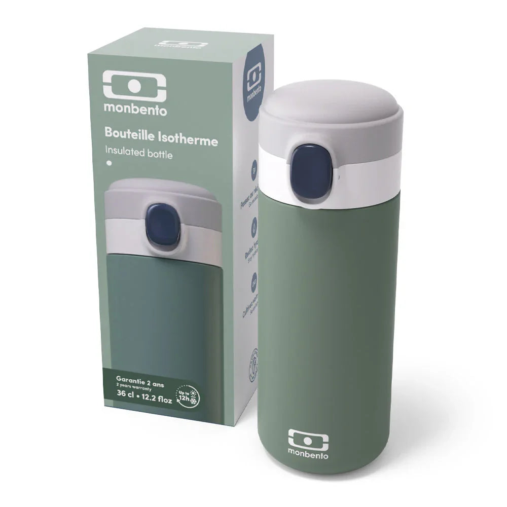 Mb Pop Insulated Bottle - Green Natural