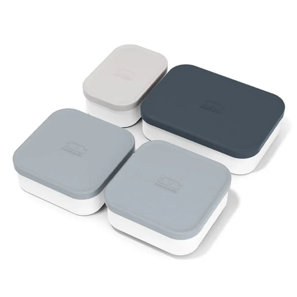 MB Extra Bento Box Containers - Grey Blue Mix