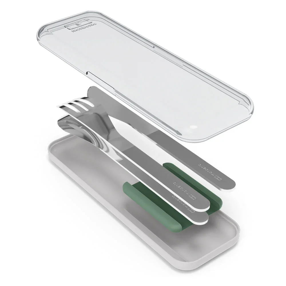 Mb Slim Box - Trio Knife - Green Natural