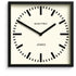 Jones Box Wall Clock Black