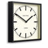 Jones Box Wall Clock Black