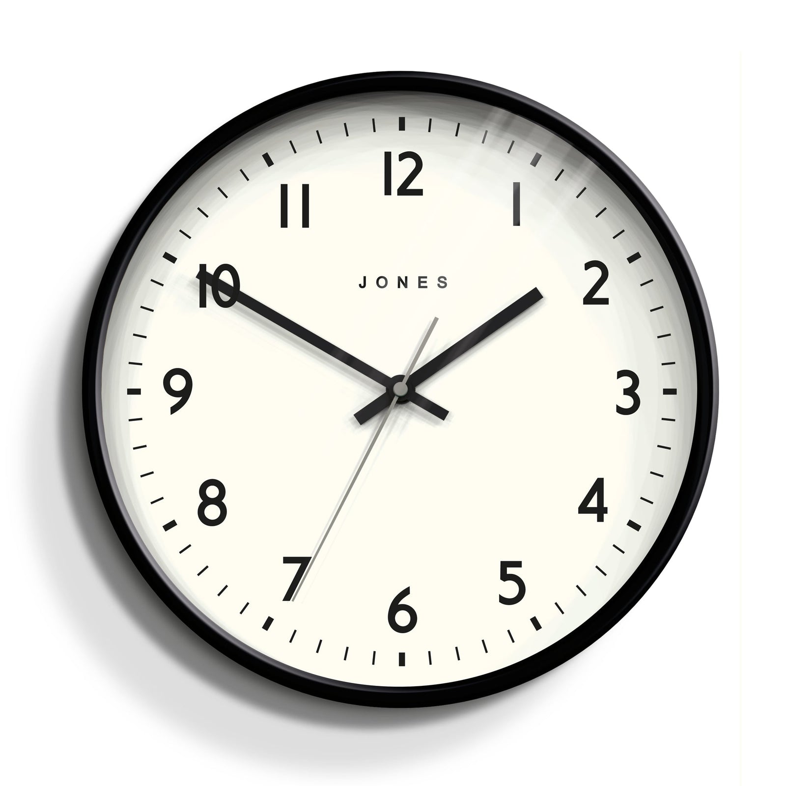 Jones Jam Clock Matte Black