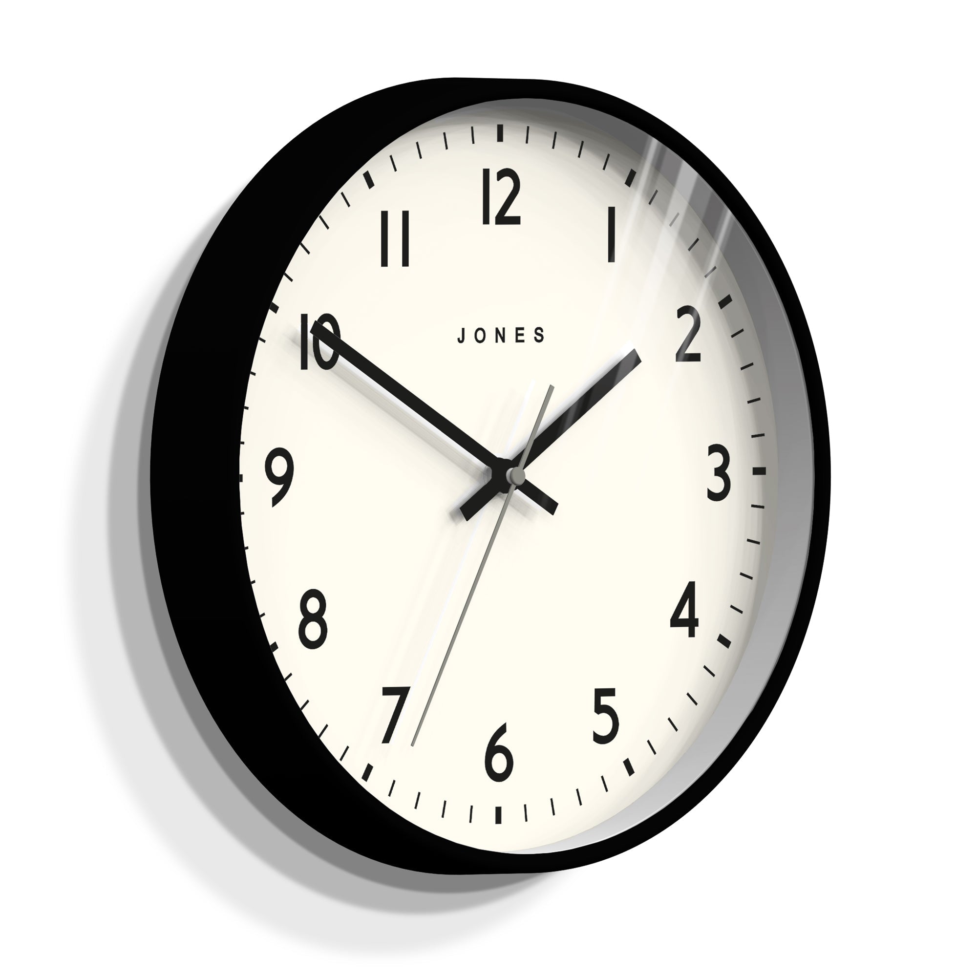 Jones Jam Clock Matte Black