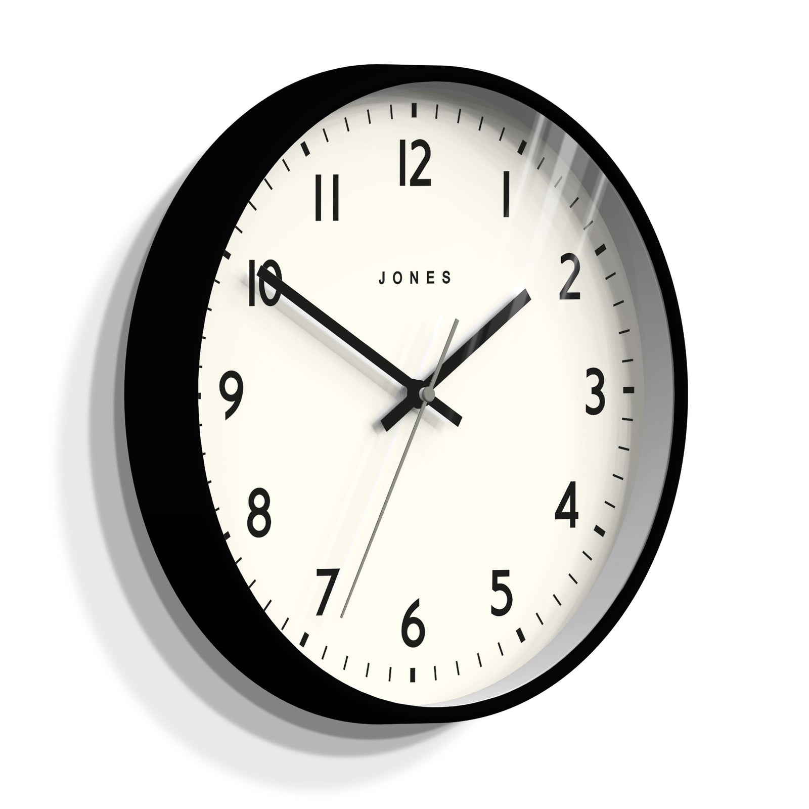 Jones Jam Clock Matte Black