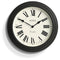 Jones Supper Club Clock Charcoal Grey