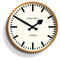 Jones Railway Wall Clock Orange