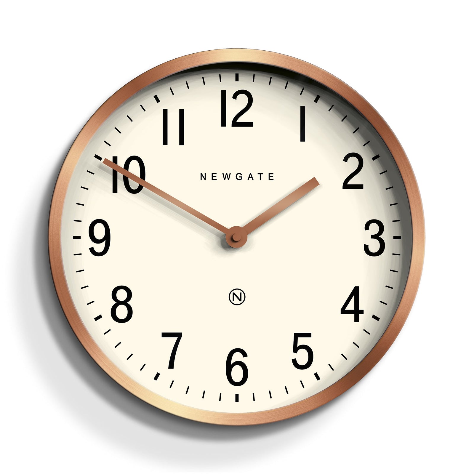 Master Edwards Wall Clock Copper