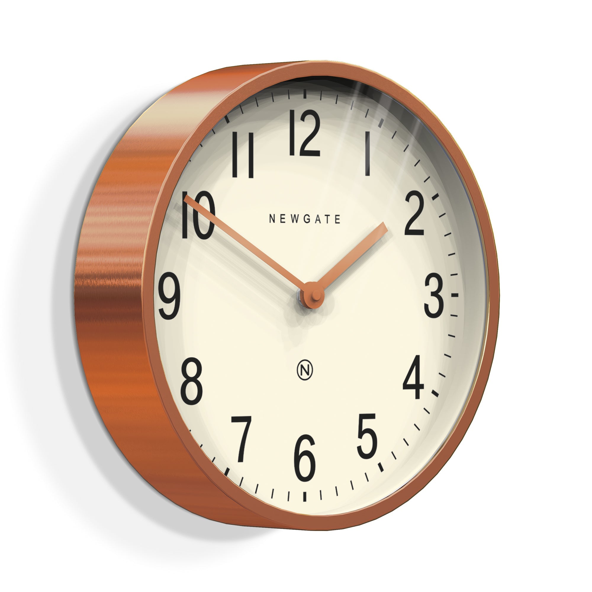 Master Edwards Wall Clock Copper