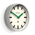 Luggage Wall Clock Galvanised Green Hands