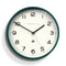 Number Three Echo Wall Clock Green