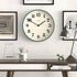 Number Two Wall Clock Asparagus Green