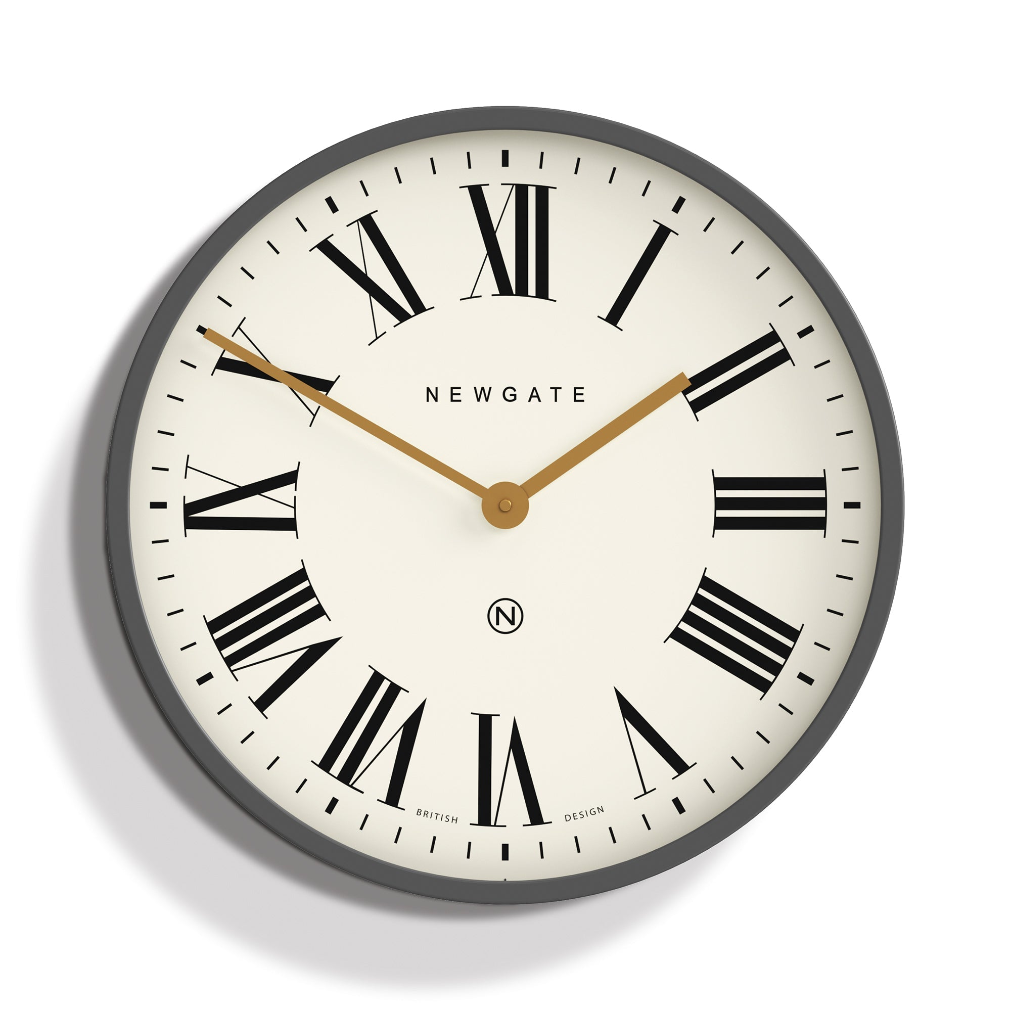 Mr Butler Wall Clock Moonstone Grey