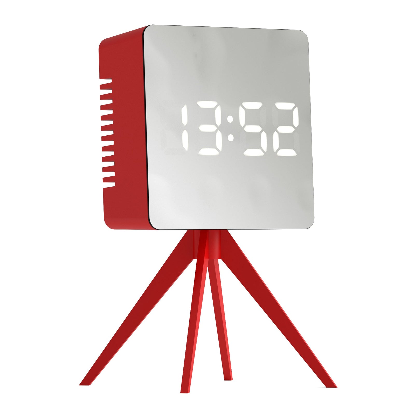 Newgate Space Hotel Droid Led Alarm Clock Red