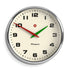 Superstore Wall Clock Alpha Dial Chrome