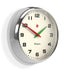 Superstore Wall Clock Alpha Dial Chrome