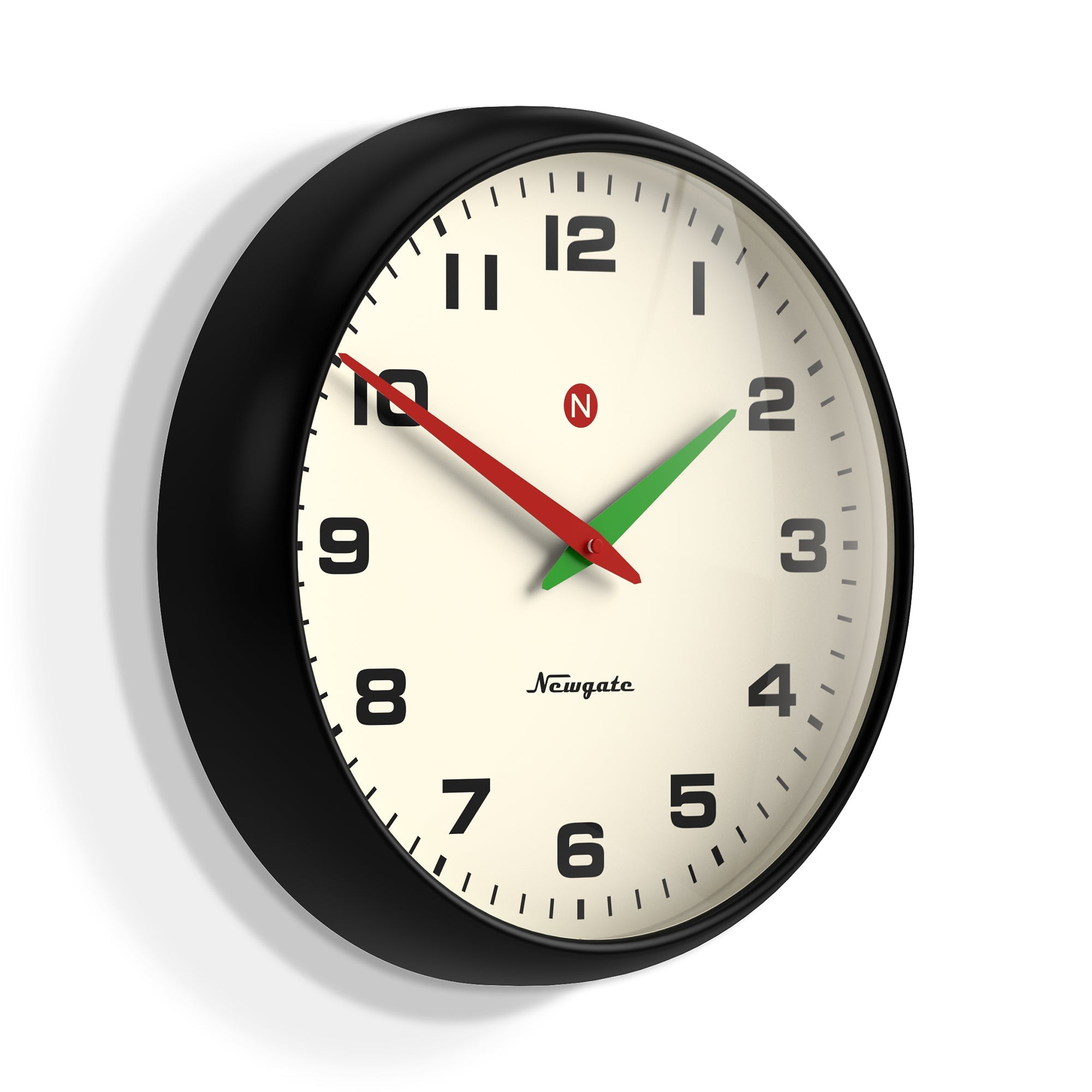 Superstore Wall Clock Alpha Dial Black