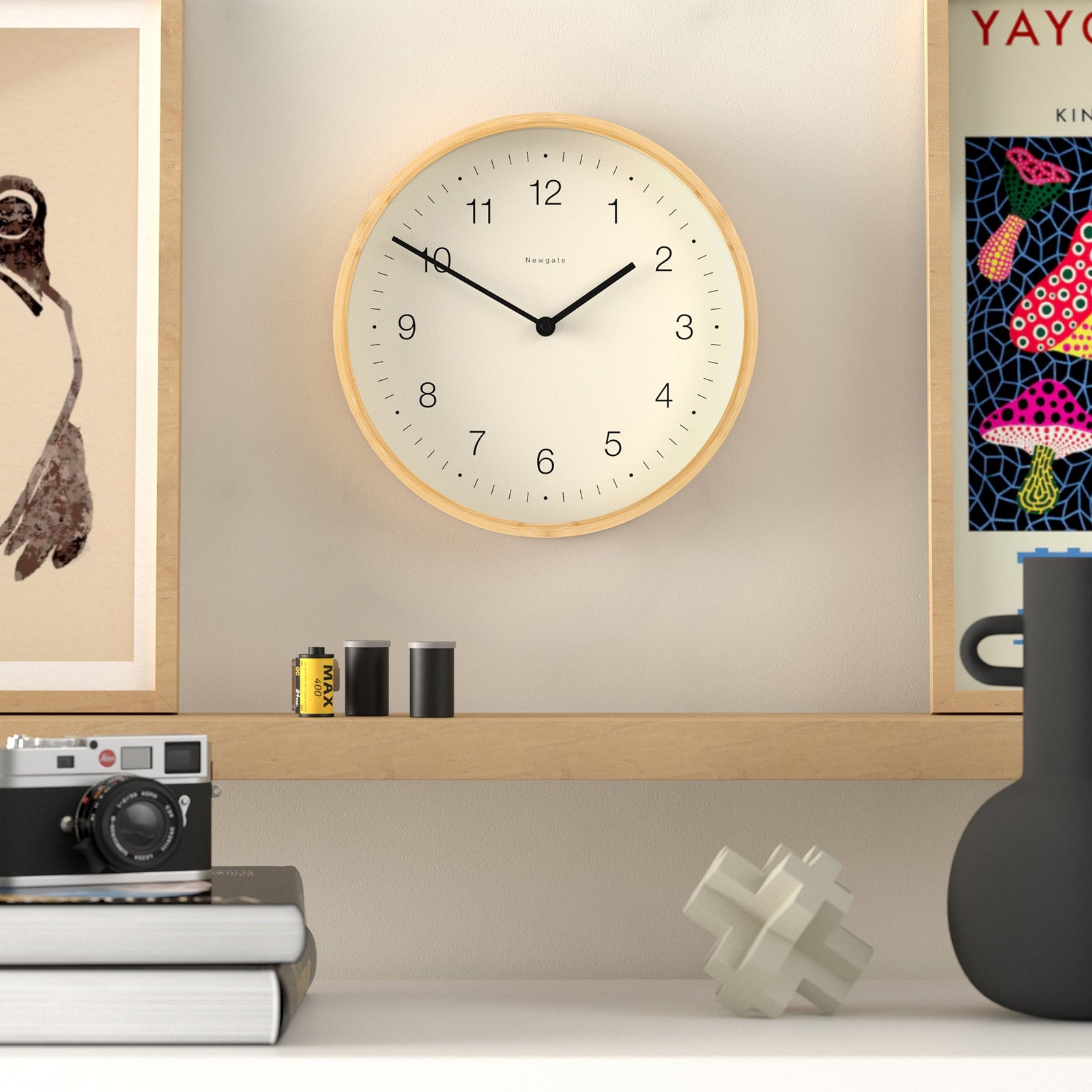 Bali Wall Clock - Mongoose Dial