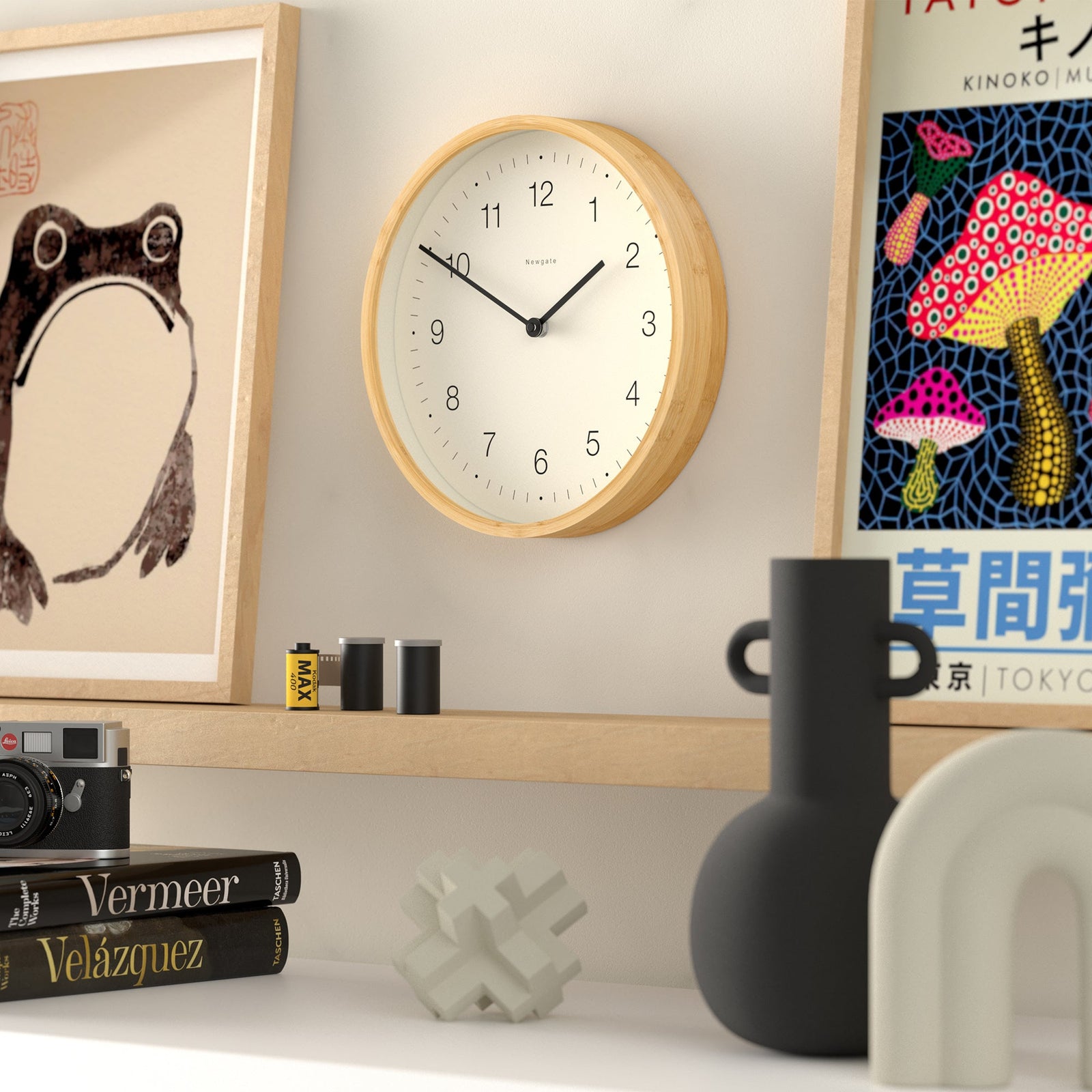 Bali Wall Clock - Mongoose Dial