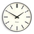 Newgate Radio City Wall Clock Bold Black Marker Dial - Matte Blizzard Grey