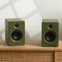 Automatic Turntable +  Tempo Bookshelf Speakers Bundle - Green