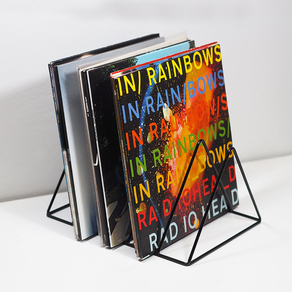 Eastwood II Turntable - Walnut + Gadhouse Vinyl Rack Bundle - Black