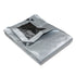 Heavy Duty Silver Black Tarp Tarpaulin, 3.6x5.5m, UV and Mildew Resistant