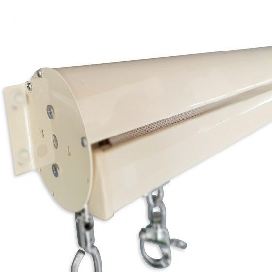 Outdoor Roller Blind Sun Screen Awning With Aluminium Hood