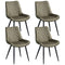 Tyler Fabric Chair (Set of 4) - Olive Green