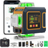 16 Lines Green Laser Level 4×360° Self Leveling, Side LCD, CMS04