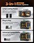 CIGMAN Green Laser Level, 3x360° Side LCD 12-Line Self-Leveling, Bluetooth App Remote, Pulse Mode for Receiver, ±1/8 in. at 33 ft Accuracy, 2x Li-ion (USB-C), 1/4-20 Mount, IP54, ABS Hard Case - S03