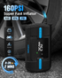 3000A Car Jump Starter with Air Compressor 160PSI Portable 12V