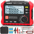 Megohmmeter, Insulation Resistance Tester, Up to 100GΩ, 50V/100V/250V/500V/1000V, One-Touch DAR/PI, with AC/DC Voltage Testing for Motors, Solar, HVAC